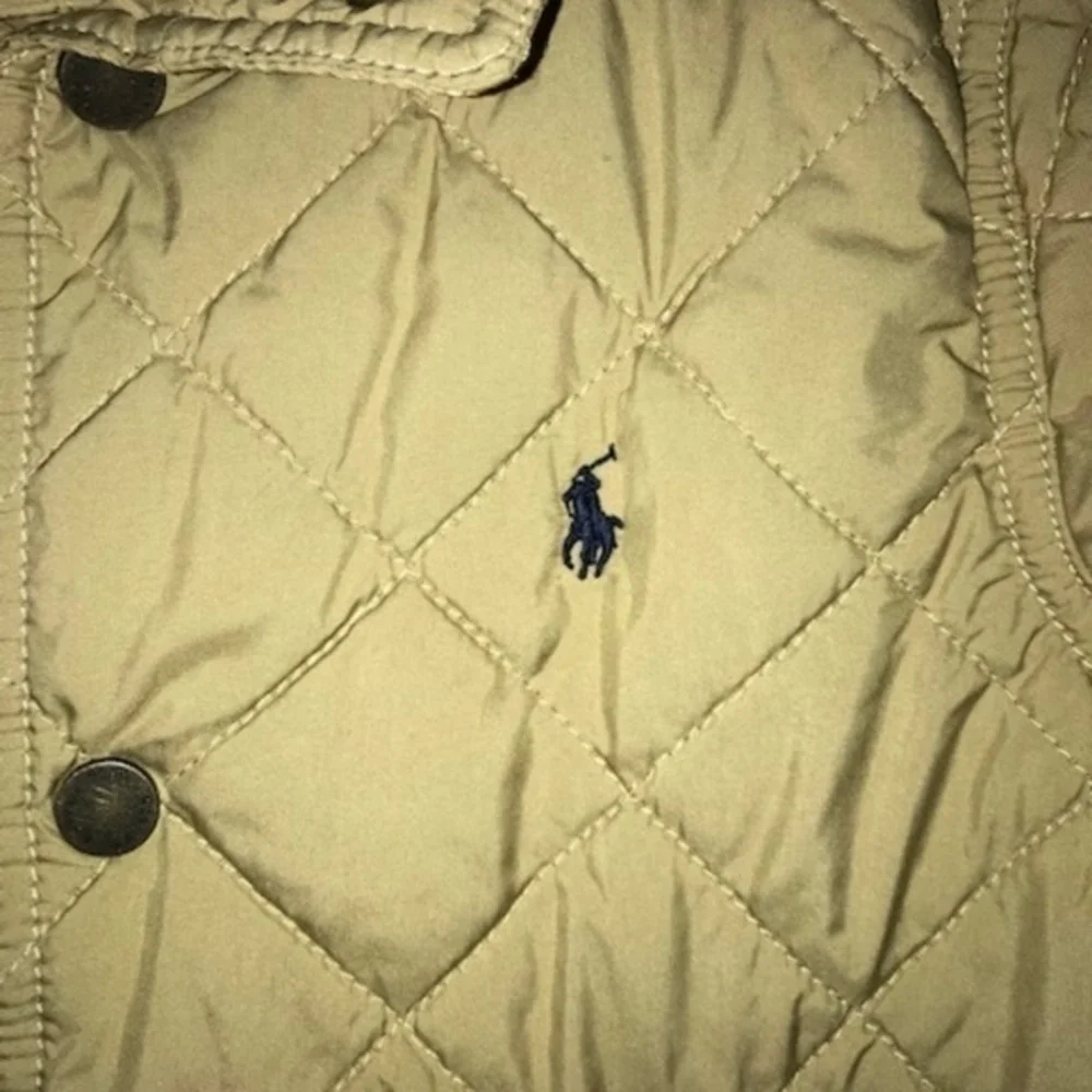 RALPH LAUREN TAN QUILTED JACKET